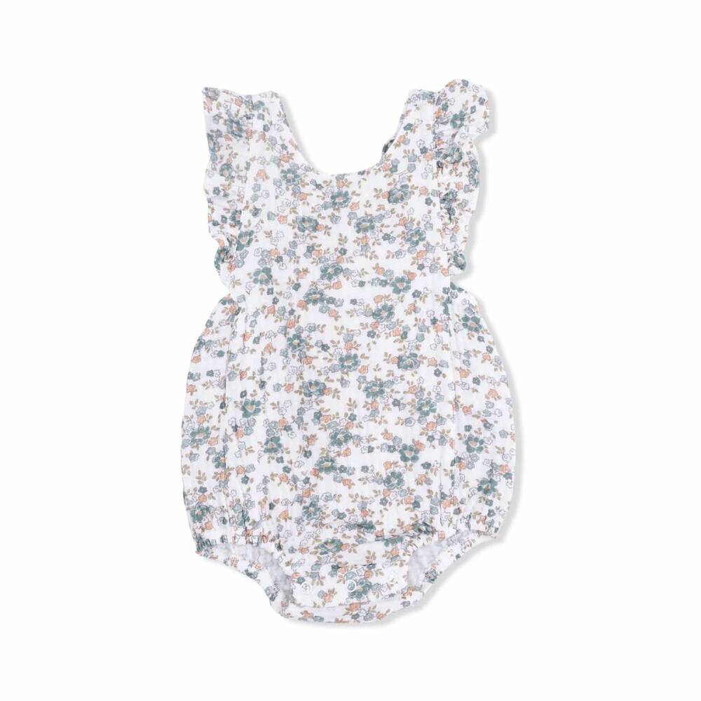 NEW ANGEL DEAR girls muslin sunsuit in camille floral
